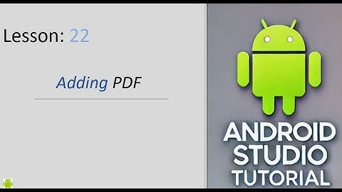 Android Studio: Load and Read PDF Files Easily