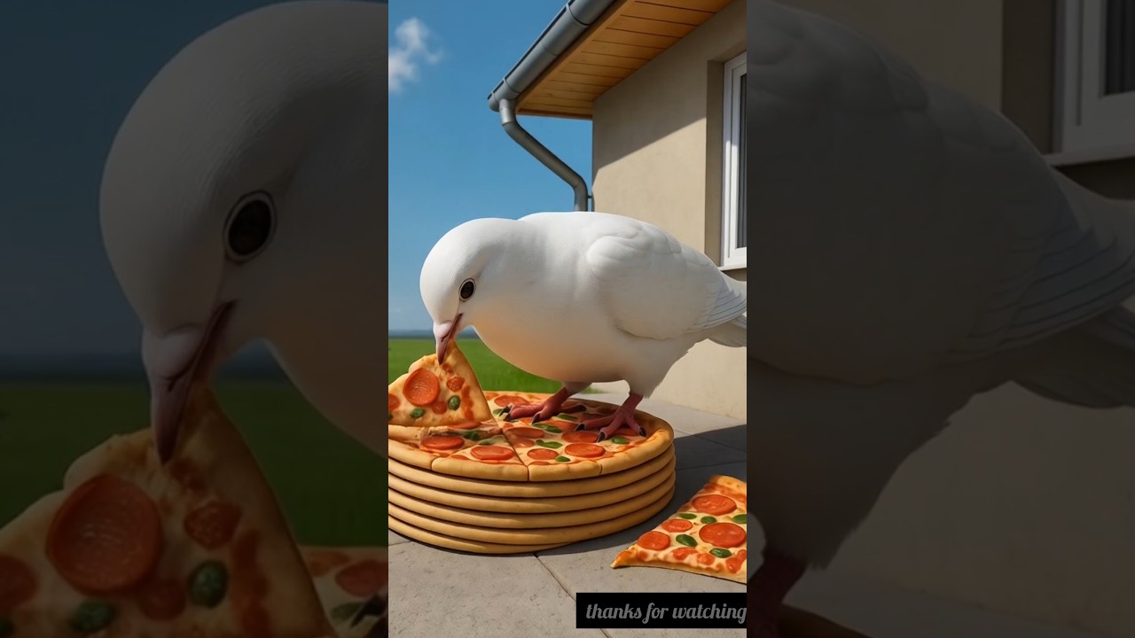 "Grandpa hit the pigeon… then what happened?" 