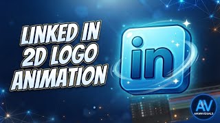 Linked in Logo 2D Animation | After Effects Motion Graphics | MADE BY AMANVISUALS