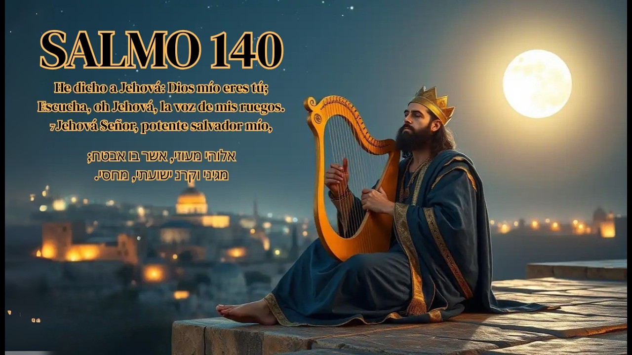📜 Así sonaba el Salmo 140 en tiempos de David | 🕎 SHALOM DIOS DE PAZ | Yerushalayim · חַ הַקֹּדֶש