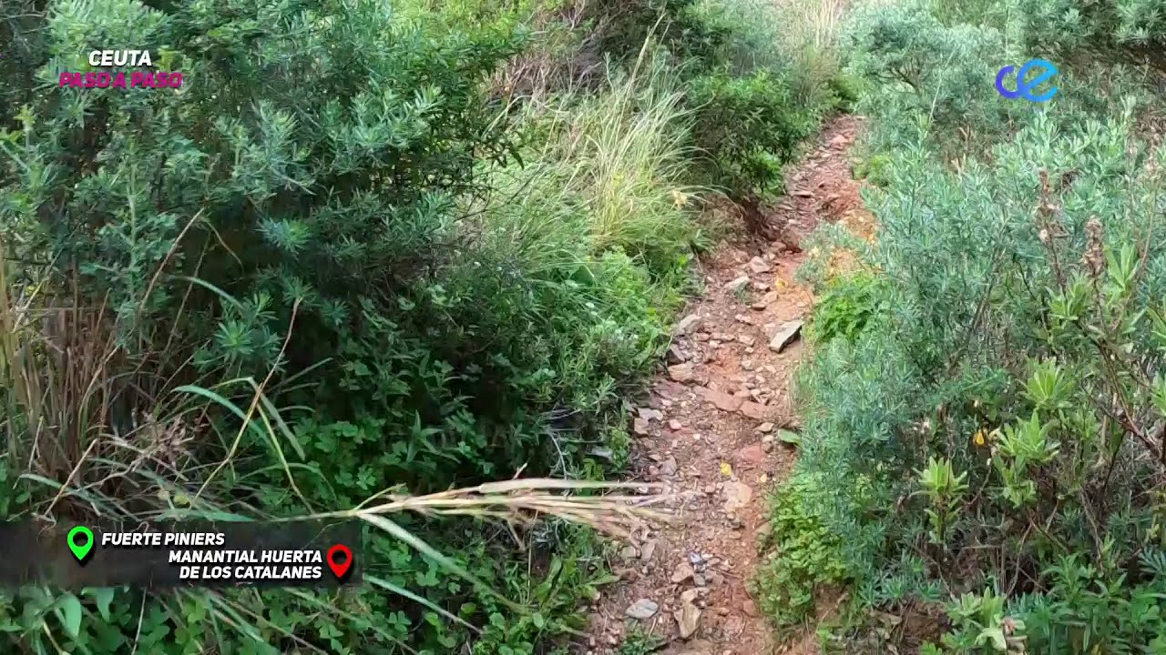 CEUTA PASO A PASO 088: Fuerte Piniers - Manantial Huerta de los Catalanes