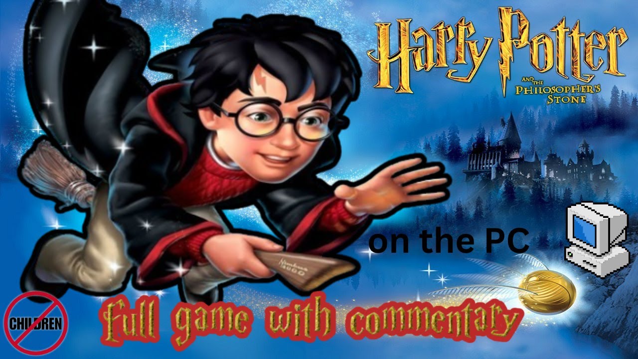 Harry Potter and the Sorcerer's Stone (PC) FULL GAME with commentary