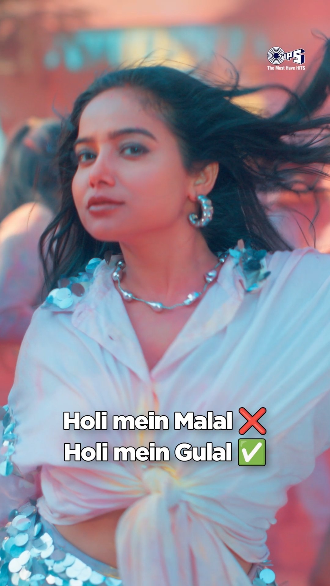 Holi mein malal ka koi sawaal nahi, bas gulaal hi gulaal hai! #manisharani #abhishekkumar #holi