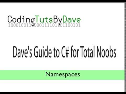 .NET Namespaces