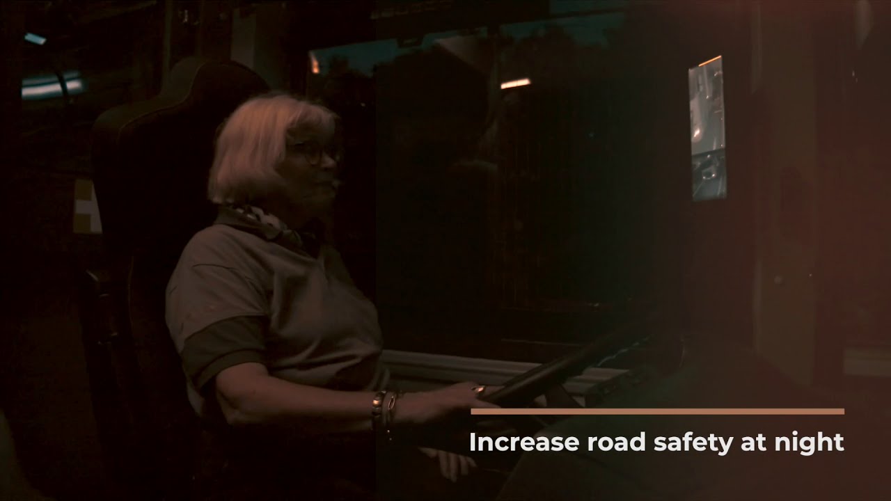 Increase road safety at night with Mirroreye on Ebusco buses.
