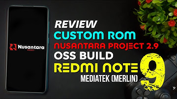 Review Custom ROM Nusantara Project V2.9 Redmi Note 9 Mediatek (Merlin) - Miui Tutorial | RiceTech