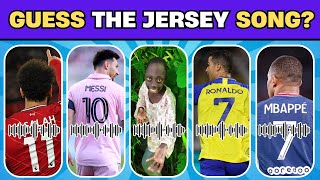 Challenge: Identify The Song Using Emojis On Football Players' Jerseys! 🎶⚽️| Music Quiz