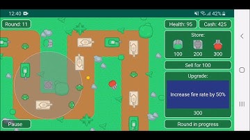 "Tower Defence" Game - Mobile Application Development (Java, Android Studio)