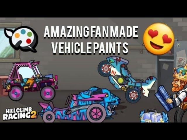 Hill Climb Racing 2 - ALL SKINS and VEHICLE PAINTS 2023 