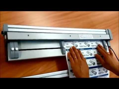 A3 Sra3 Size Electric Exchangeable Blade Paper Cutter Youtube