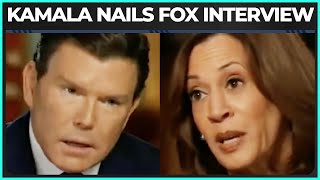 Kamala Harris Nails TENSE Interview with Fox News