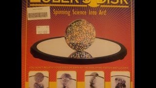 Euler's Disk Spinning Science into Art Holographic - Eulers is almost hypnotic! a 2 minute + spin!
