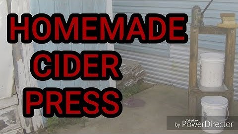 HomeMade Apple Cider Press