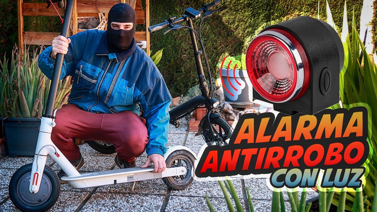 ALARMA SEGURIDAD ANTIRROBO 📢 patinete eléctrico, m365, bicicleta