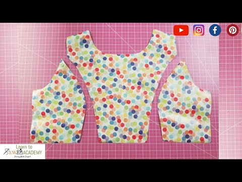 how to Draft a Princess Cut Blouse  | Quick Sewing Tips #18