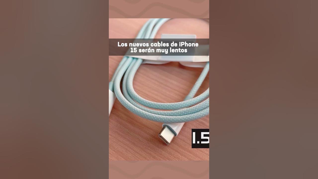 A vueltas con los nuevos cables de Apple: entendiendo la carga rápida de  los nuevos iPhone 15