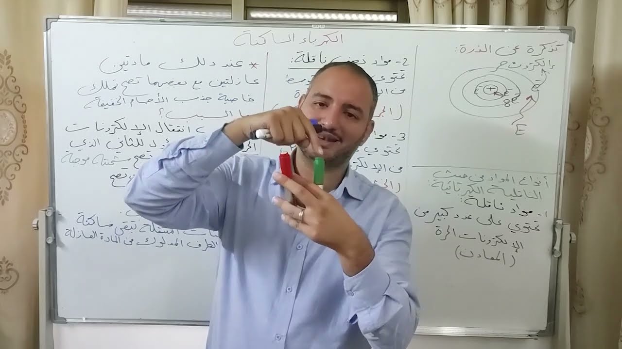 الصف الثامن درس الكهرباء الساكنة