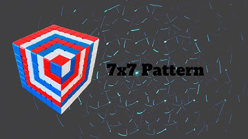 7x7 Pattern : Cube in a cube [Tutorial]