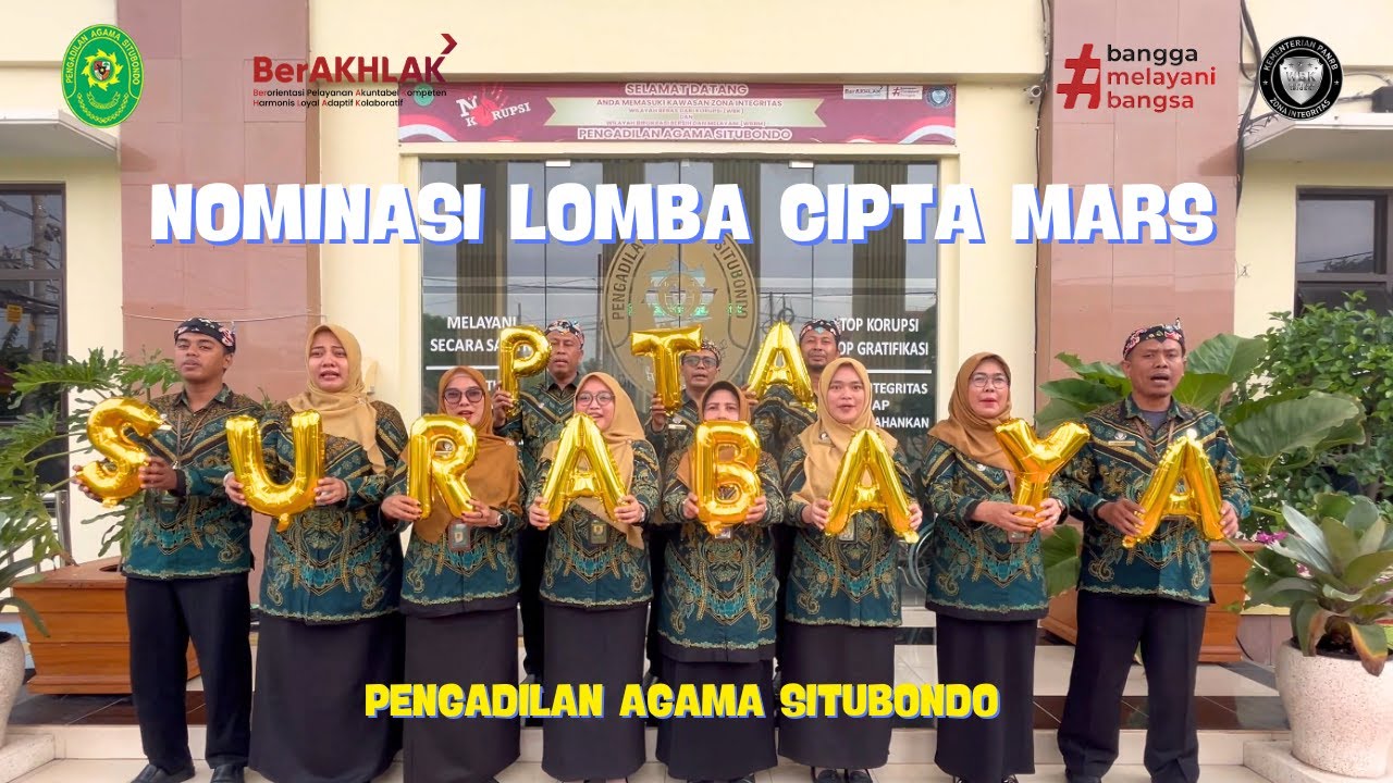 Nominasi Lomba Cipta Mars PTA Surabaya - PA Situbondo