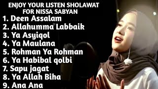 NISSA SABYAN COVER FULL ALBUM GAMBUS - ( SHOLAWAT MERDU) screenshot 4