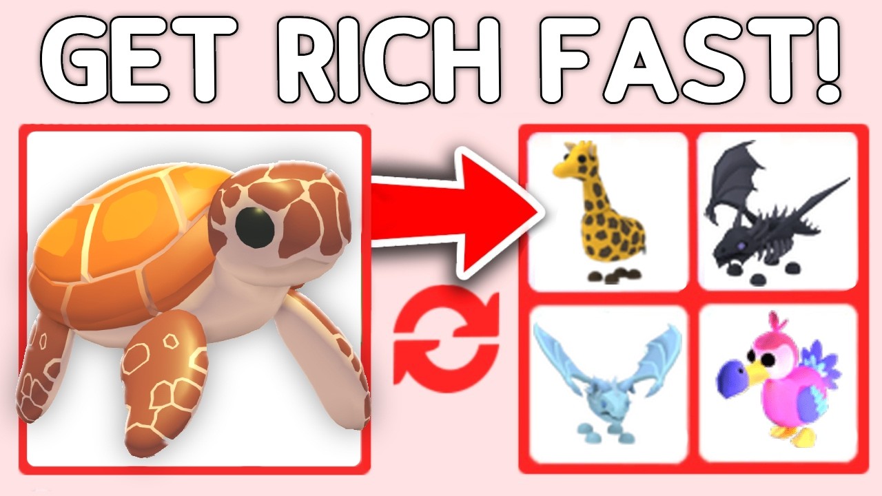 Trading SEA TURTLES Makes You RICH In Adopt Me!