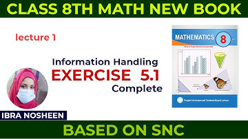 8Th Class Math New Book 2023 Exercise 5.1 || Class 8 Math Chapter 5 Ex 5.1 || SNC