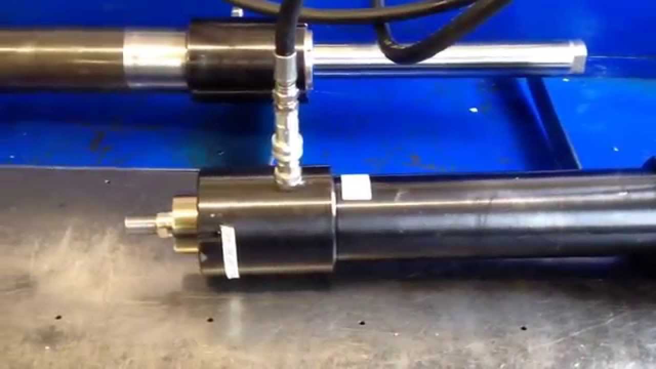 Telescopic Hydraulic Cylinder Test YouTube