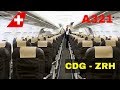 SWISS AIRBUS A321 (economy) | PARIS - ZURICH