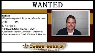 Warrant video for 10/5/21 to 10/11/21