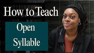 How to Teach Open Syllables Step by Step The Roadmap to Confident Readers Series