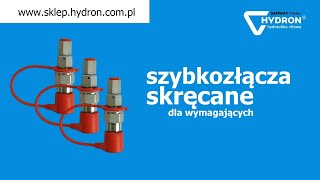 Zaślepki szybkozłączy skręcanych - zaślepka wtyczki i zaślepka gniazda
