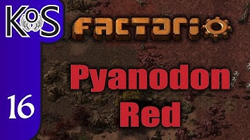 Factorio Pyanodon Red Ep 16: RESTORING POWER - 0.16 - Gameplay, Let