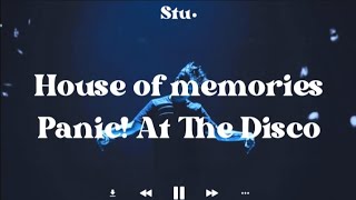 House of memories - Panic! at The Disco (legendado/tradução)