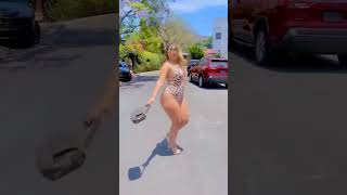 Bebe Rexha In Hot Bikini Outfit On Streets Of America 