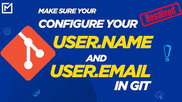 Fix git make sure you configure your user.name Error