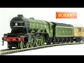 Hornby ooscale the flying scotsman electric model train set unboxing  review