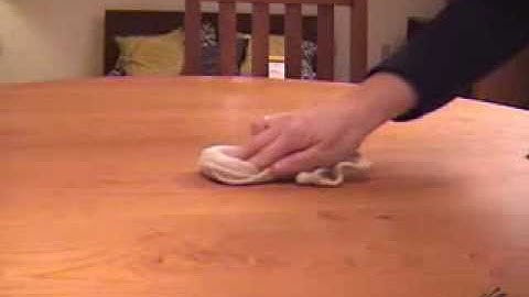 How to Fix a Furniture Dent