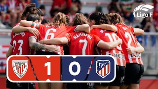 Resumen del Athletic Club vs Atlético de Madrid | Jornada 23 | Liga F