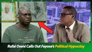 RUFAI ON FIRE! Rufai Oseni Calls OUT Fayose's Political HYPOCRISY