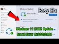 How to Fix Windows 11 25H2 Update Install Error 0x800f0983