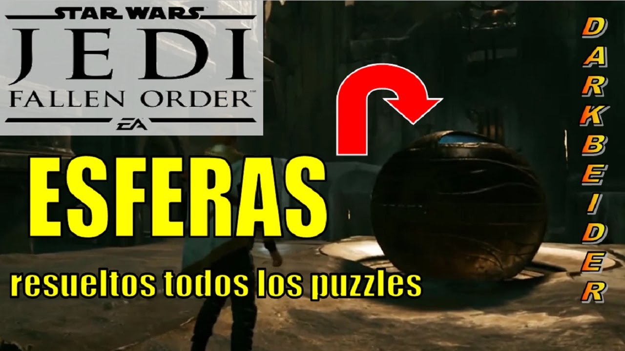 ESFERAS STARS WARS Jedi Fallen Order TODAS LAS ESFERAS TUTORIAL YouTube