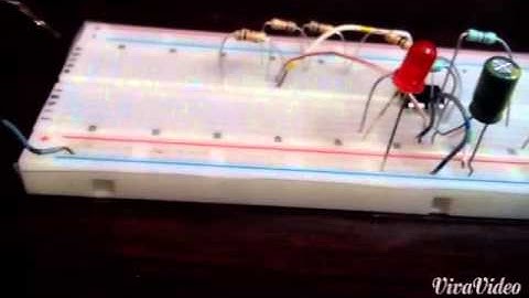 555 timer IC project- Train crossing road light