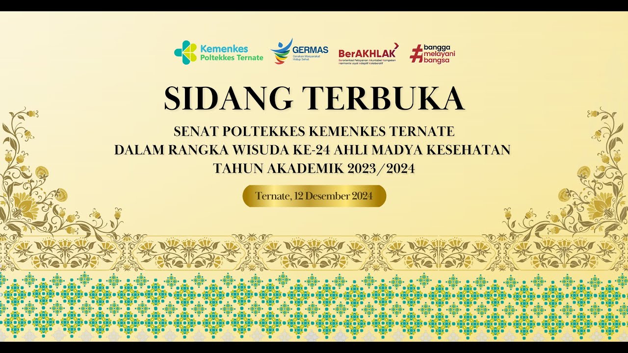 GLADI BERSIH WISUDA POLTEKES TERNATE 2025