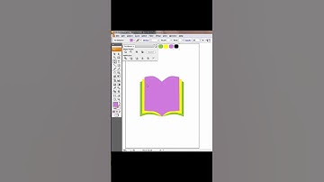 Menggambar ikon buku terbuka | how to draw open book icon | adobe ilustrator #tutorial #shorts