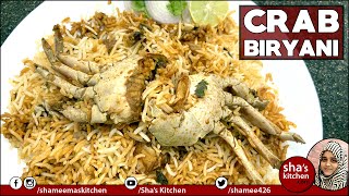 Crab Dum Biryani | Hyderabad Style| How to Cook Crab Dum Biryani | Best Biryani Videos | Shaskitchen