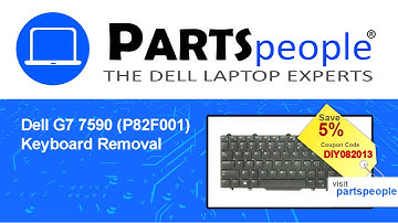 Dell G7-7590 (P82F001) Keyboard How-To Video Tutorial