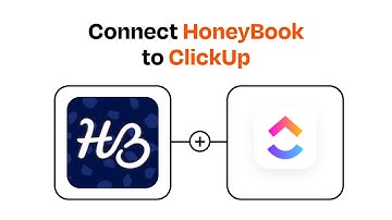 How to connect HoneyBook to ClickUp - Easy Integration