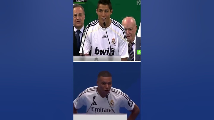 Cristiano Ronaldo in 2009: “Uno, dos, tres…HALA MADRID!” Kylian Mbappé 15 years later... 🗣
