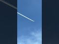 【これはレア!】美しい飛行機雲 &rdquo;Beautiful contrail &rdquo; #shorts