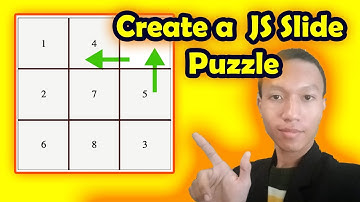 Create a Slide Puzzle With Vanilla JavaScript | Simple JS Board Game